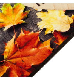 Tapis de cuisine lavable impression d'automne 60x180 cm velours