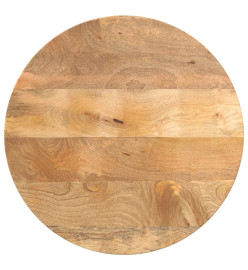 Dessus de table Ø 40x3,8 cm rond bois de manguier massif