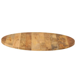 Dessus de table Ø 80x3,8 cm rond bois de manguier massif