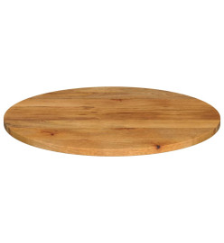 Dessus de table Ø 80x2,5 cm rond bois de manguier massif