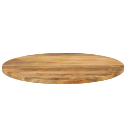 Dessus de table Ø 70x3,8 cm rond bois de manguier massif