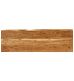 Banc avec bord vivant 105 cm bois d'acacia massif