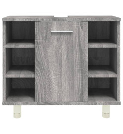 Armoire de bain Sonoma gris 60x32x53,5 cm Bois d'ingénierie