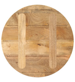 Dessus de table Ø 40x2,5 cm rond bois de manguier massif