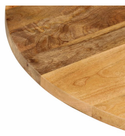 Dessus de table Ø 40x2,5 cm rond bois de manguier massif