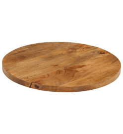 Dessus de table Ø 40x2,5 cm rond bois de manguier massif