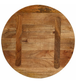 Dessus de table Ø 40x2,5 cm rond bois de manguier massif