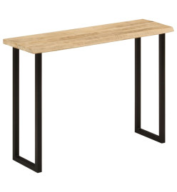 Table console à live edge 105x33x76 cm bois de manguier massif
