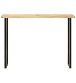 Table console à live edge 105x33x76 cm bois de manguier massif