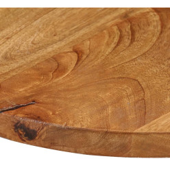 Dessus de table Ø 70x2,5 cm rond bois de manguier massif