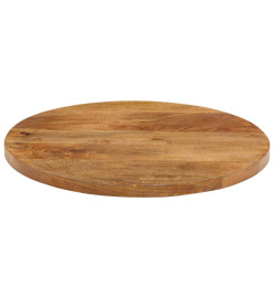 Dessus de table Ø 60x2,5 cm rond bois de manguier massif