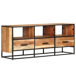 Meuble TV 110x30x45 cm Bois d'acacia massif