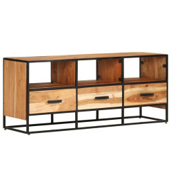 Meuble TV 110x30x45 cm Bois d'acacia massif