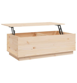 Table basse 100x50x35 cm Bois massif de pin