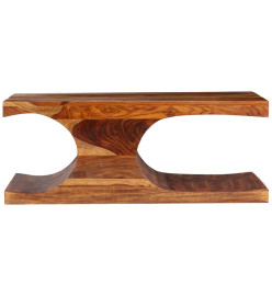 Table basse Bois massif de Sesham 90 x 50 x 35 cm