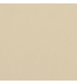 Coussin rond beige Ø 60 x11 cm tissu oxford