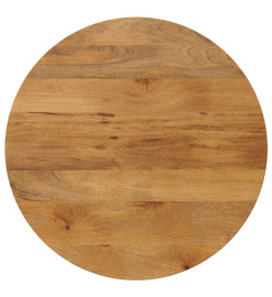 Dessus de table Ø 90x2,5 cm rond bois de manguier massif