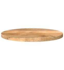 Dessus de table Ø 50x3,8 cm rond bois de manguier massif