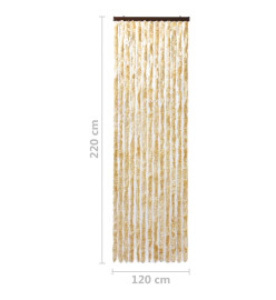 Moustiquaire Beige 120x220 cm Chenille