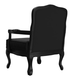 Fauteuil noir 64x64x90 cm velours