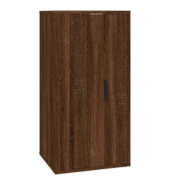 Ensemble de meubles TV 2 pcs Chêne marron Bois d'ingénierie