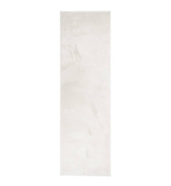 Tapis OVIEDO à poils courts beige 80x250 cm