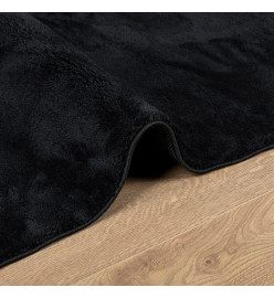 Tapis OVIEDO à poils courts noir 200x280 cm