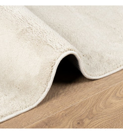 Tapis OVIEDO à poils courts beige 80x150 cm