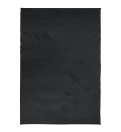 Tapis OVIEDO à poils courts noir 120x170 cm