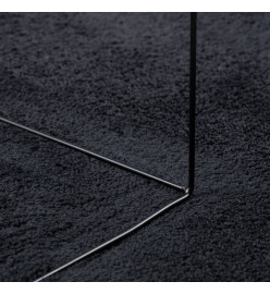 Tapis OVIEDO à poils courts noir 120x170 cm