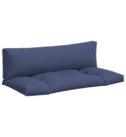 Coussins de palette lot de 2 bleu marine tissu oxford