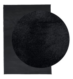 Tapis OVIEDO à poils courts noir 300x400 cm
