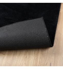 Tapis OVIEDO à poils courts noir 300x400 cm