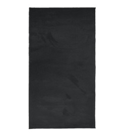 Tapis OVIEDO à poils courts noir 80x150 cm