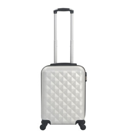 Valise rigide Argenté brillant ABS