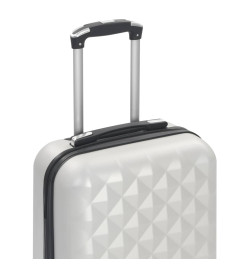 Valise rigide Argenté brillant ABS