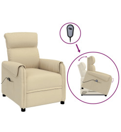 Fauteuil Crème Tissu