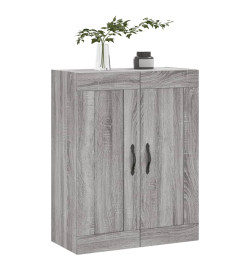 Armoire murale sonoma gris 69,5x34x90 cm bois d'ingénierie