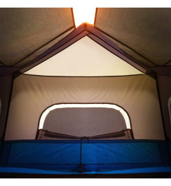 Tente de camping avec lumière LED bleu 344x282x212 cm