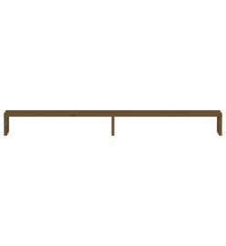 Support de moniteur Marron miel 100x27x10 cm Bois de pin solide