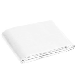 Bâche 180 g/m² 6x12 m Blanc PEHD