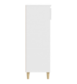 Armoire à chaussures Blanc 40x36x105 cm Bois d'ingénierie