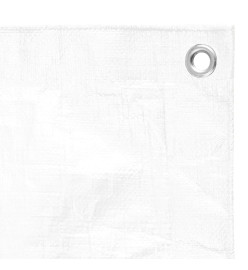 Bâche 180 g/m² 6x10 m Blanc PEHD