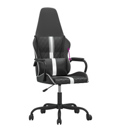 Chaise de jeu Noir et blanc Similicuir