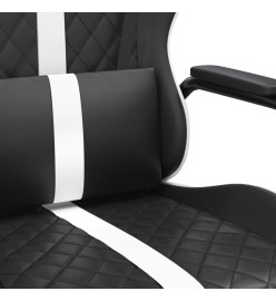 Chaise de jeu Noir et blanc Similicuir