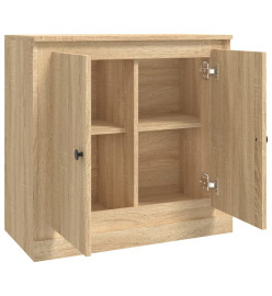 Buffet chêne sonoma 70x35,5x67,5 cm bois d'ingénierie