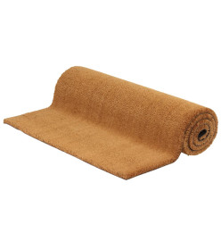 Tapis de porte naturel 100x300 cm fibre de coco touffeté