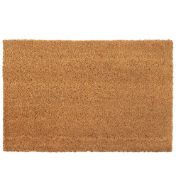 Tapis de porte 2 pcs naturel 40x60 cm fibre de coco touffeté