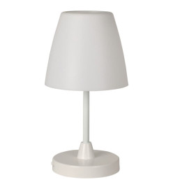 H&S Collection Lampe de table rechargeable LED blanc 13x30 cm