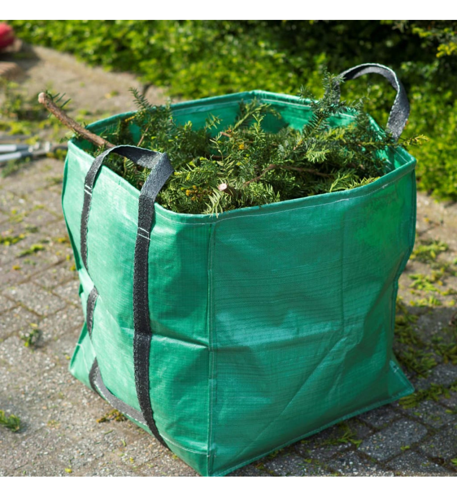 Nature Sac à déchets de jardin carré Vert 325 L 6072401